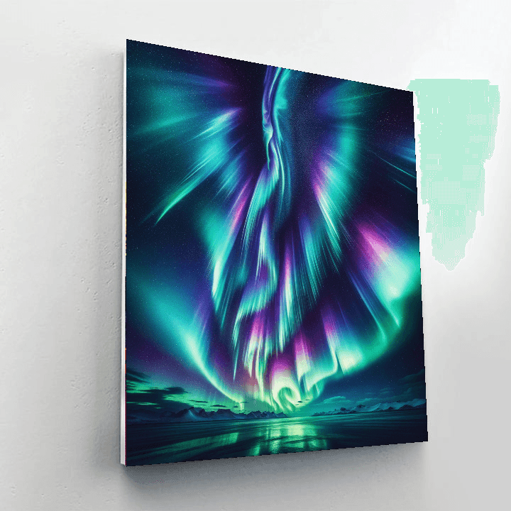 Northern Lights Glow Paint By Numbers Kits