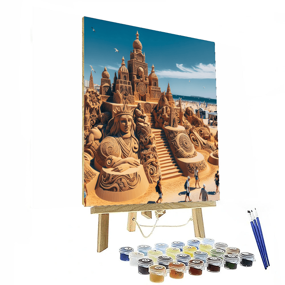 International Sand Sculpture Festival - Algarve, Portugal Number Painting