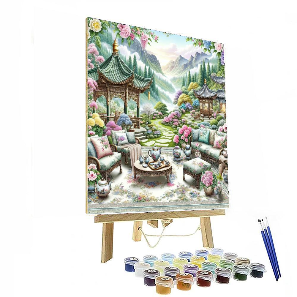 Charming Tea Garden - DIY Painting By Numbers Kit – Artistry Rack