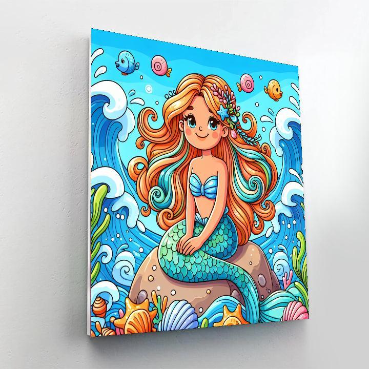 Sunkissed Mermaid Paint By Number