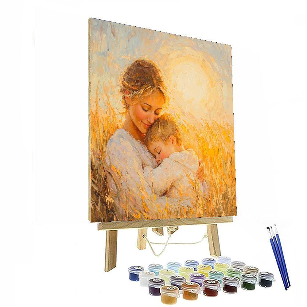 Mother's Heart Of Gold Painting Number Kit