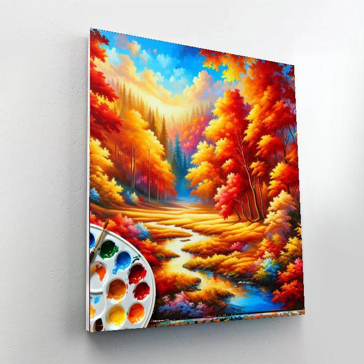 Glorious Autumn Leaves Paint By Color