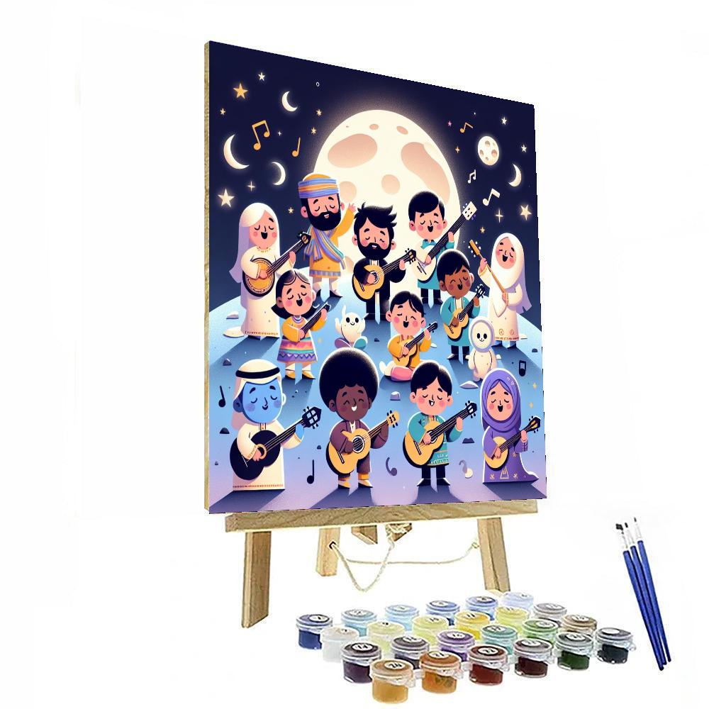 Magical Moonscape Melody Paint By Numbers