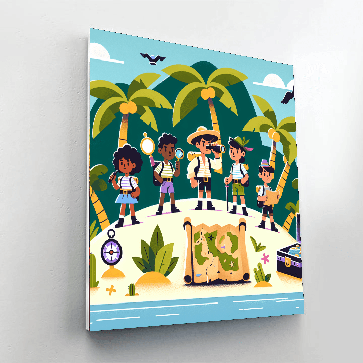 Adventure Island Quest Paint By Color