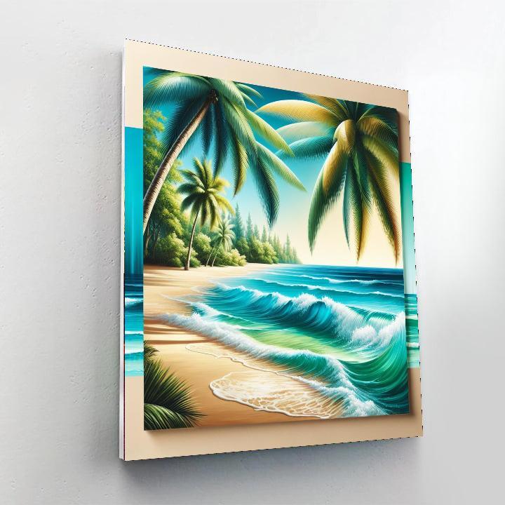 Gorgeous Tropical Paradise Paint By Color