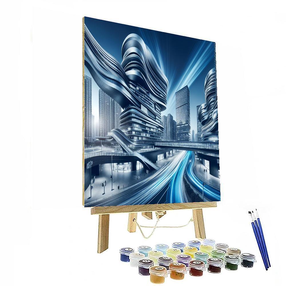 Modern Urban Oasis Numbered Painting Kits
