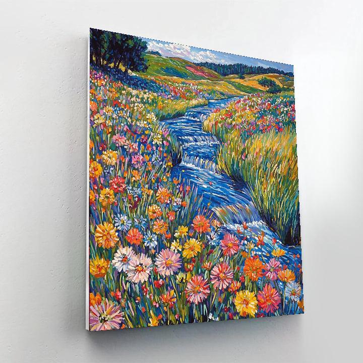 Paul Cézanne Inspired Luminous Meadow Tapestry  Paint By Numbers Art