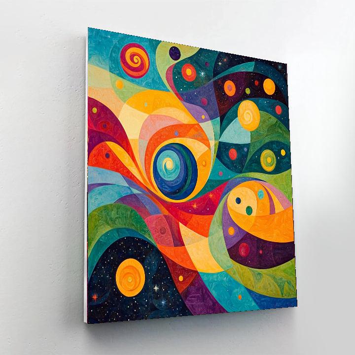 Henri Matisse Inspired The Solar Symphony  Number Painting