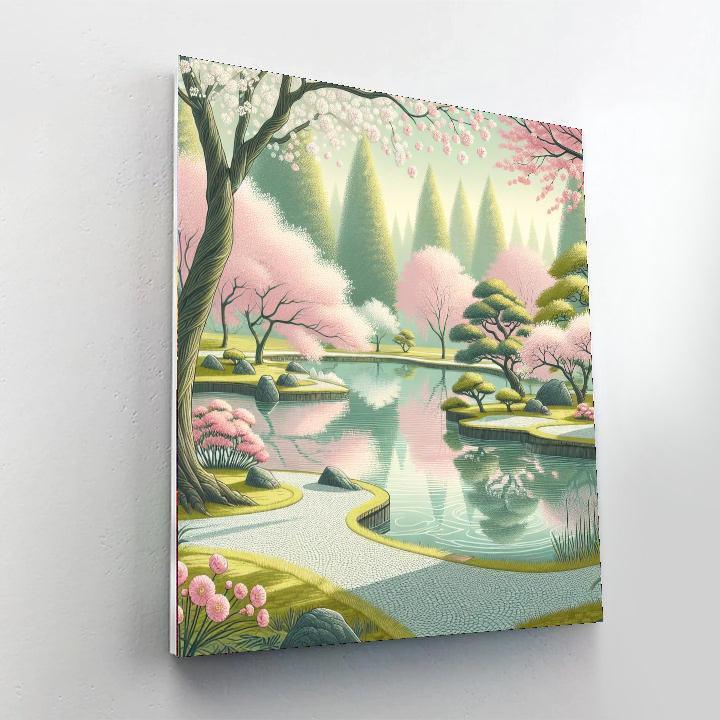 Tranquil Zen Landscape Paint By Numbers