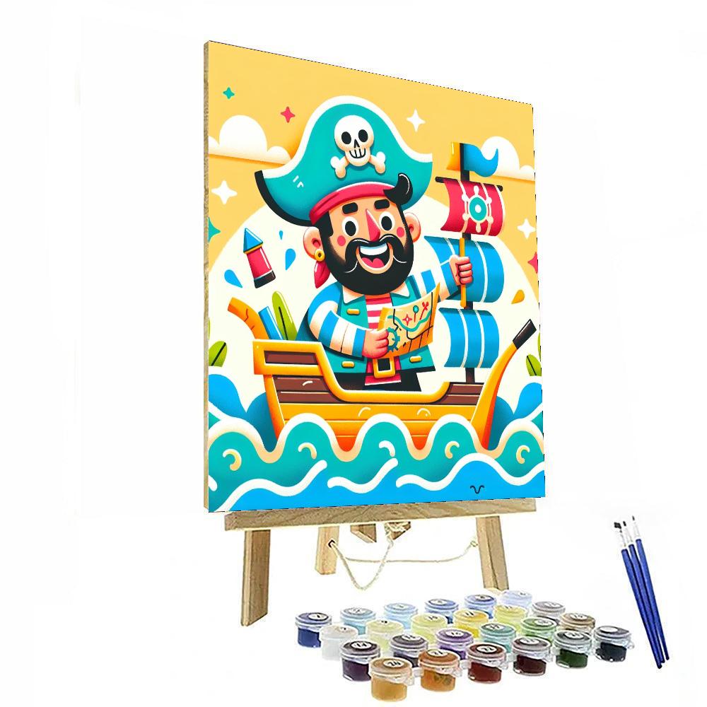 Dashing Pirate Paint By Number