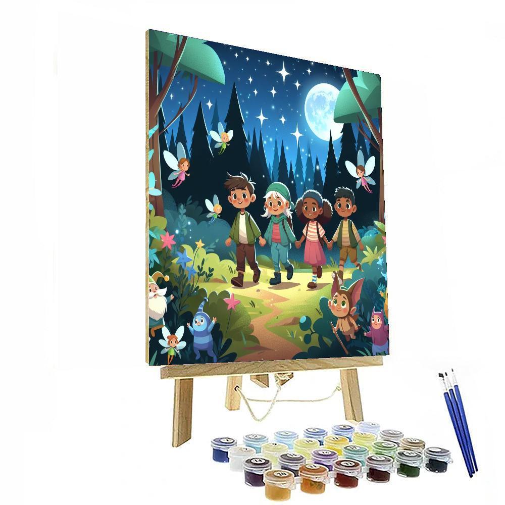 Moonlit Fairy Tale Adventure Numbered Painting Kits