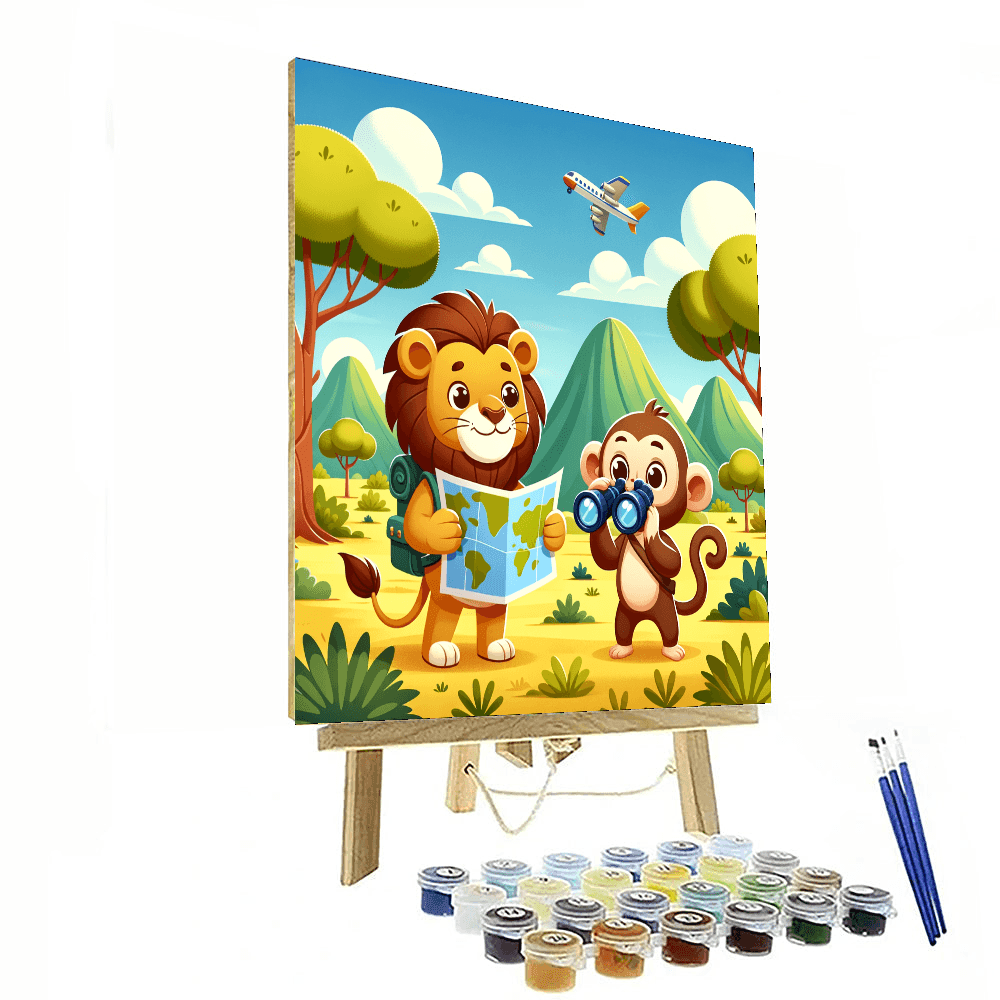 Funny Animal Explorers Paint By Number