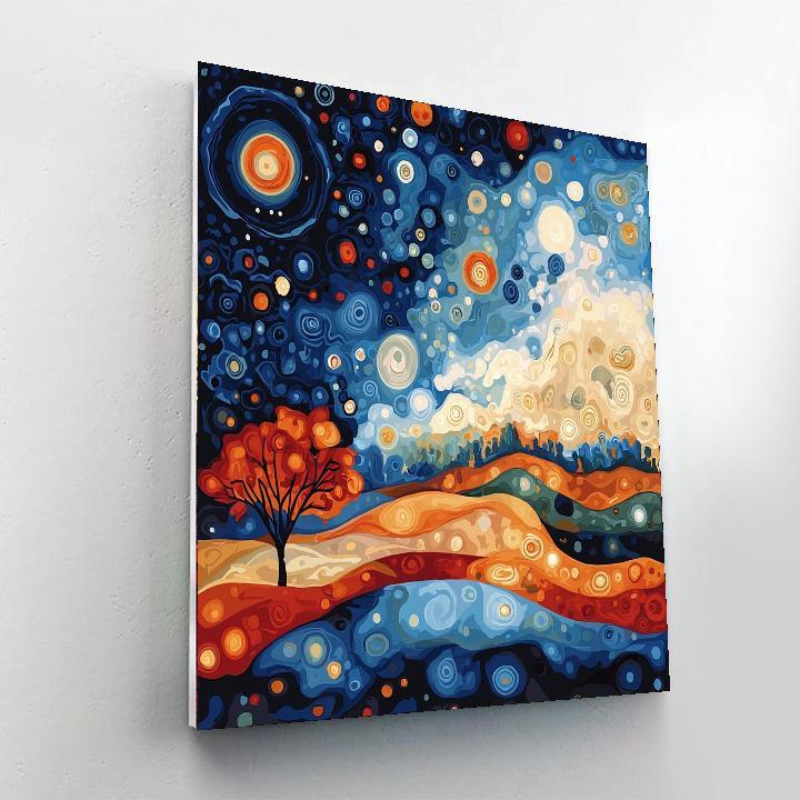 Paul Klee Inspired Symphony Of The Cosmos  Paint By Numbers Art