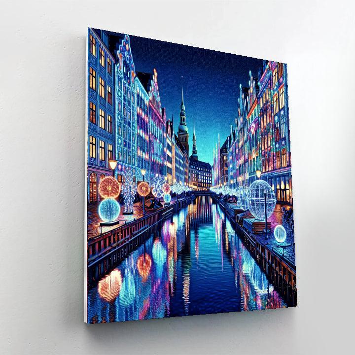 Copenhagen Light Festival DIY Paint By Numbers