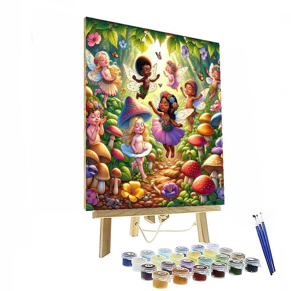 Garden Of Fairy Whimsy Number Painting