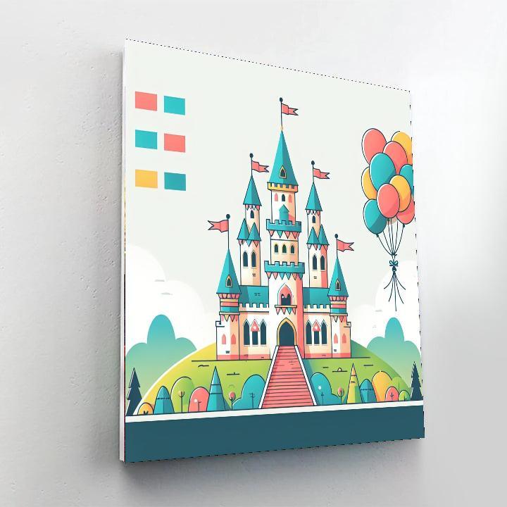 Enchanted Castle Celebration Numbered Painting Kits