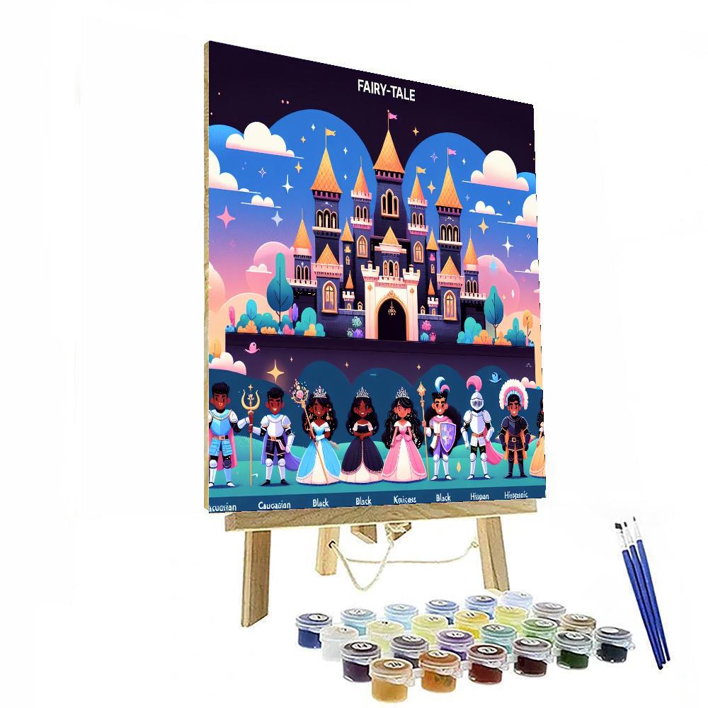 Castle Fairy Tale Painting By Numbers Kit