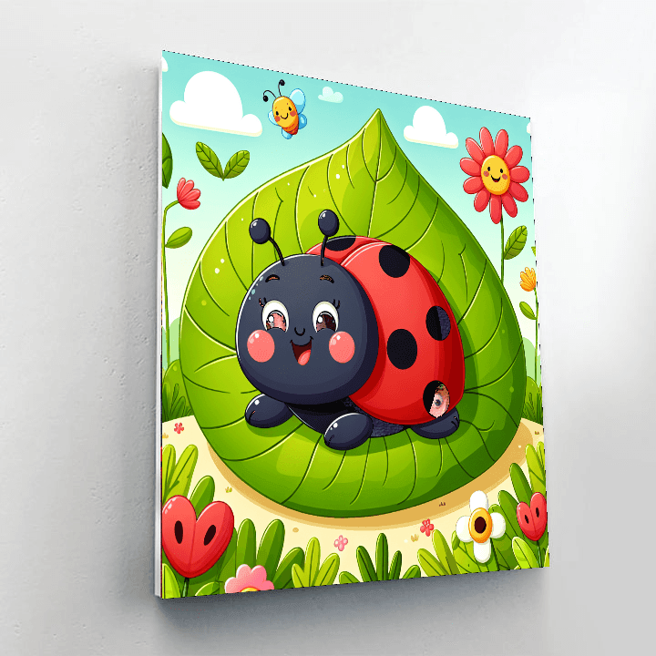 Lovely Ladybird Painting Number Kit