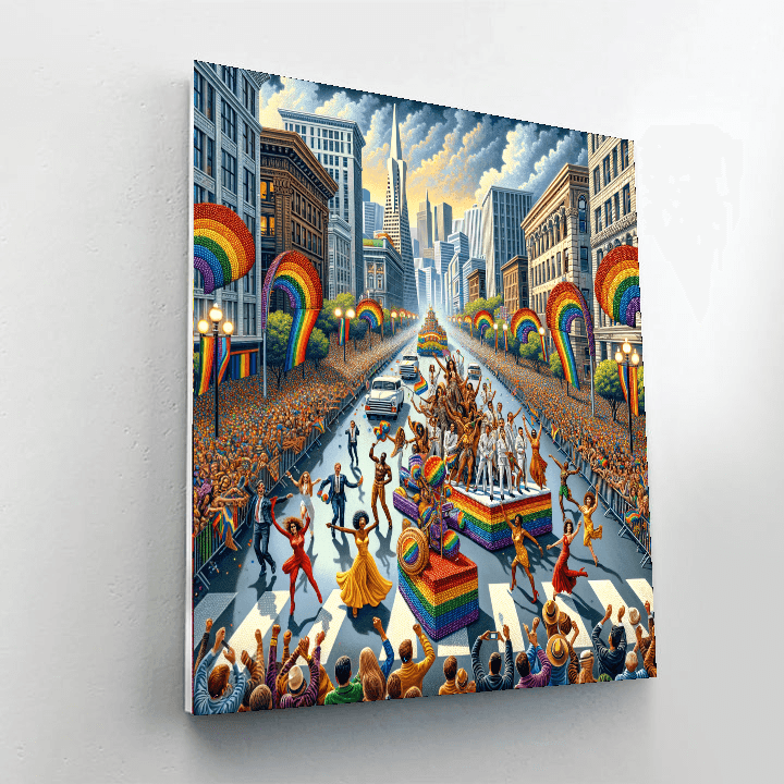 The San Francisco Pride Parade Paint By Color