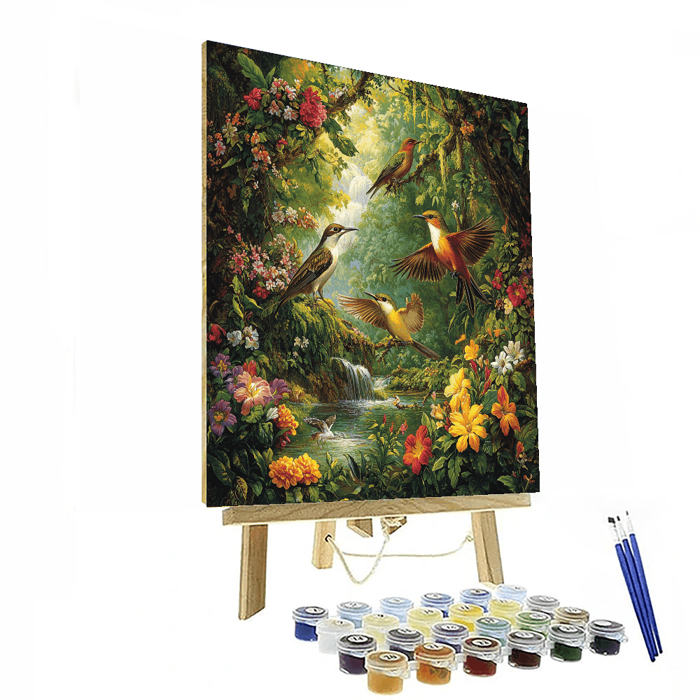 Audubon Inspired Majestic Animal Harmony  Painting By Numbers Kit