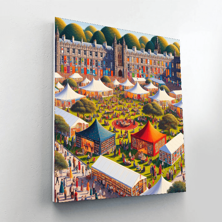 Edinburgh International Book Festival Number Painting