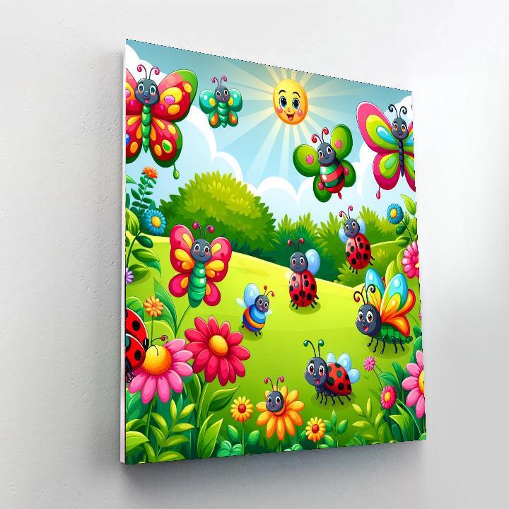 Charming Garden Adventures Paint By Color