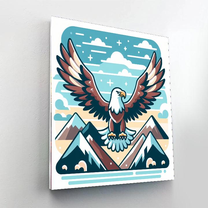 Energetic Eagle Paint By Number