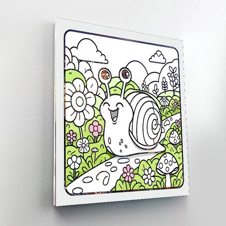 Giggles The Snail DIY Paint By Numbers