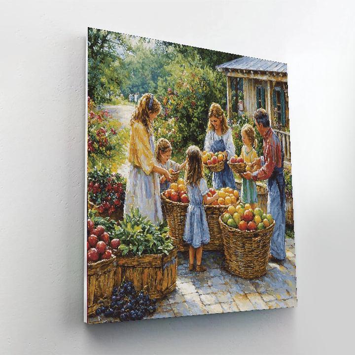 Harvest Time Together Numbered Painting Kits