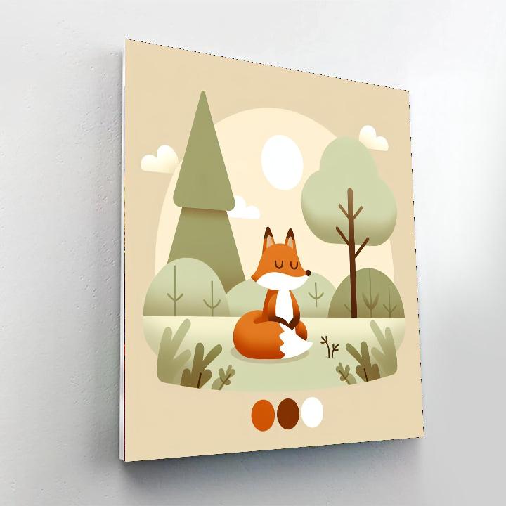 Wise Fox's Woodland Retreat Paint By Color