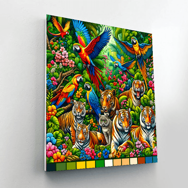 Enchanting Animal Kingdom DIY Paint By Numbers