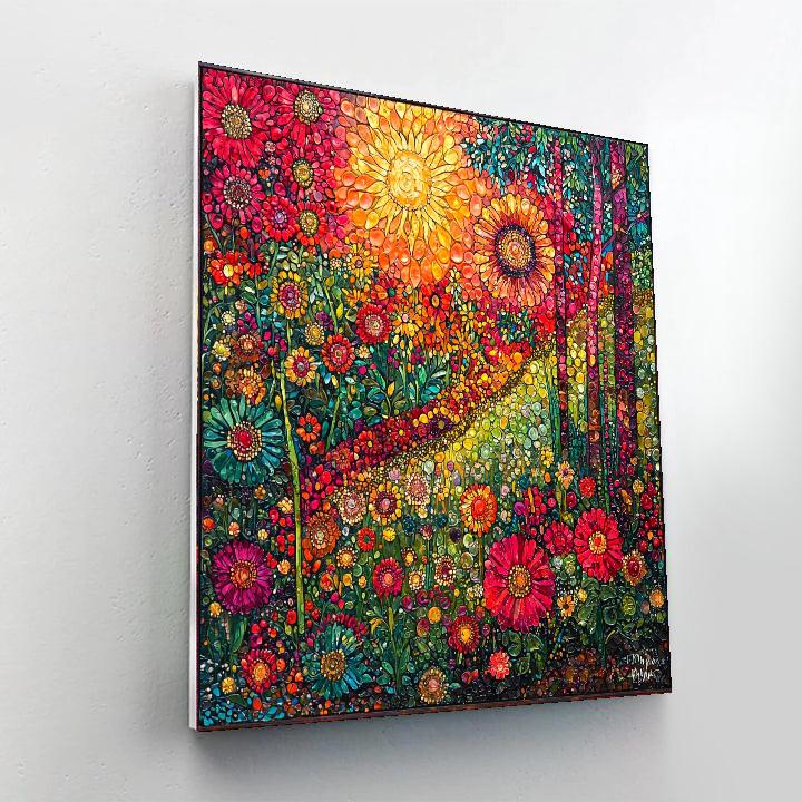 Frida Kahlo Inspired Tapestry Of Feelings  Numbered Painting Kits