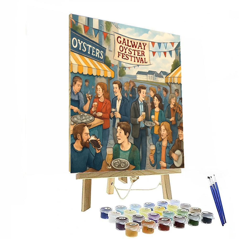 Galway Oyster Festival - Galway Number Painting