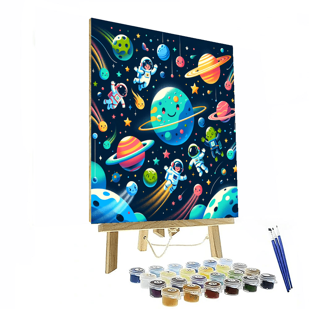 Exploring The Solar System Paint By Numbers