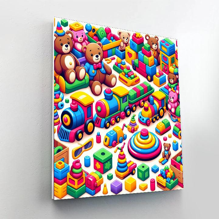 Toyland Adventures Number Painting