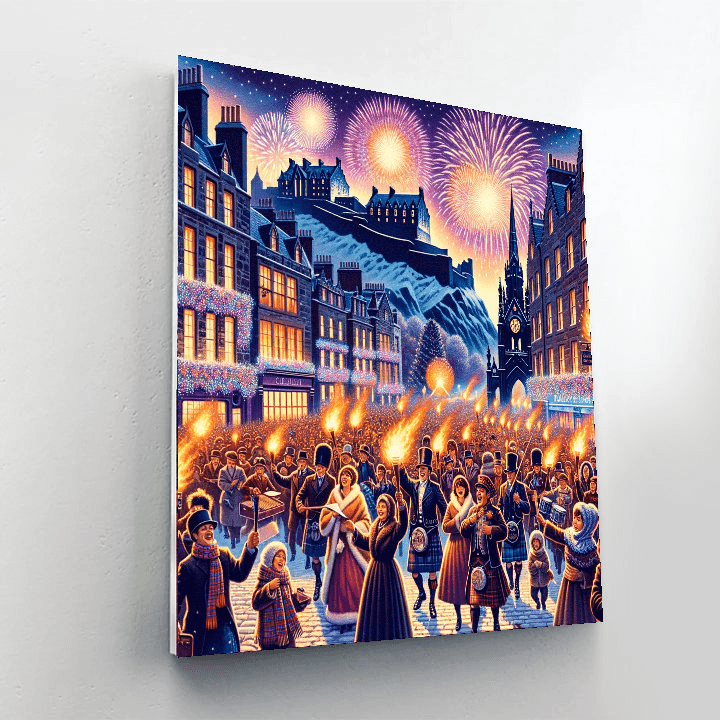 Hogmanay - Edinburgh Paint By Number