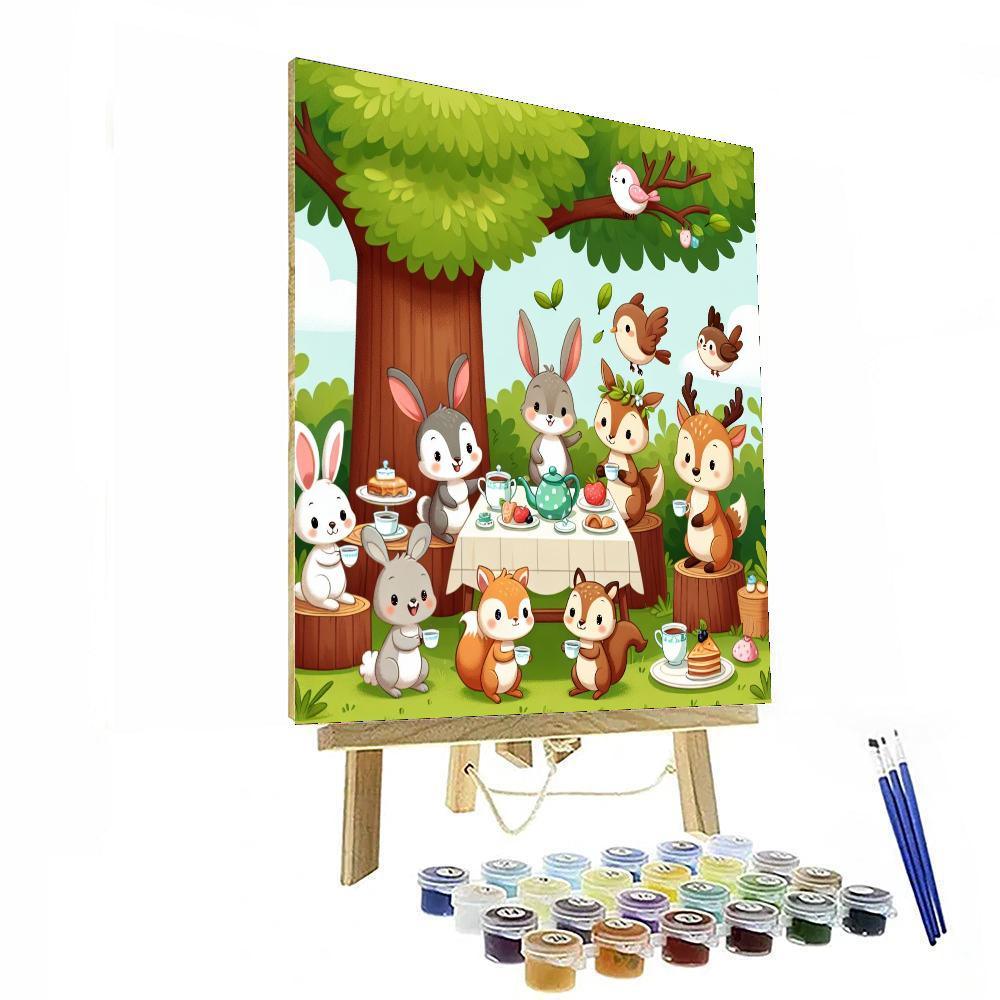 Tranquil Tea Party Paint By Numbers