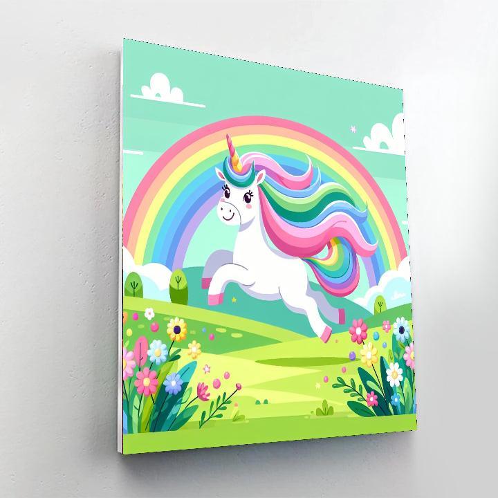 Dreamy Unicorn Adventure Paint By Color