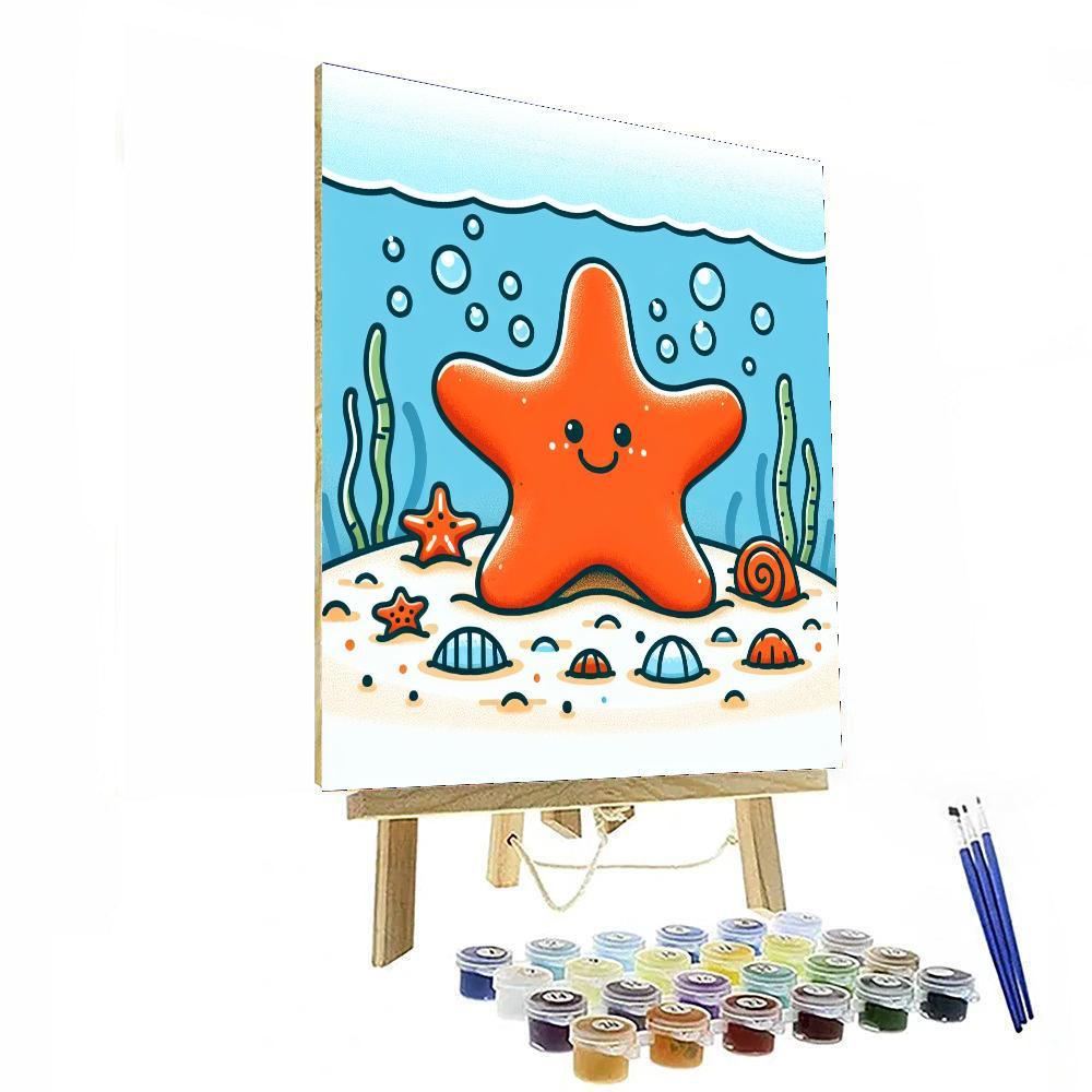 Sprightly Starfish Painting By Numbers Kit