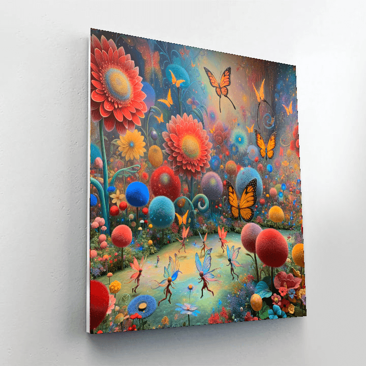 Fantasy Garden Of Whimsy Paint By Number