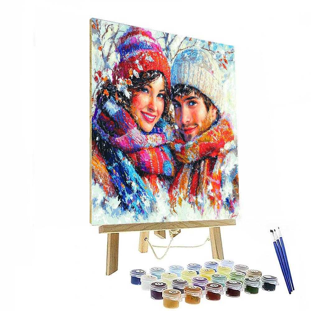 Joyful Winter Memories Paint By Numbers