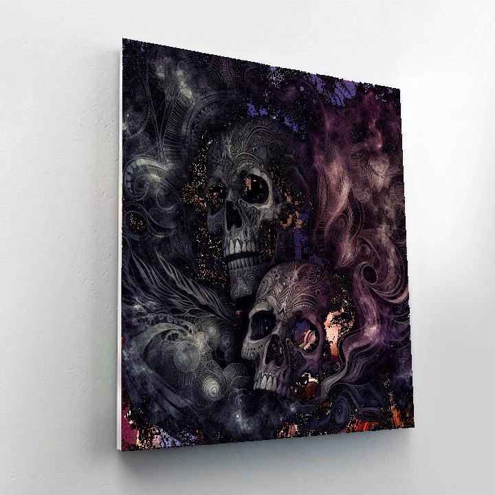 Skull's Mystical Realm DIY Paint By Numbers