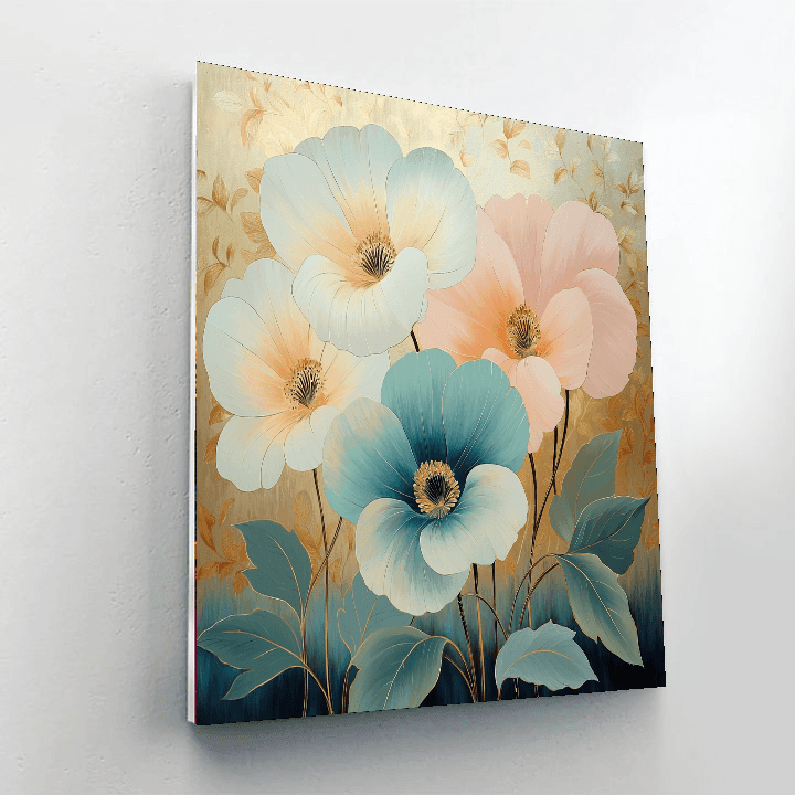 Klimt Inspired Timeless Floral Essence  Painting By Numbers Kit