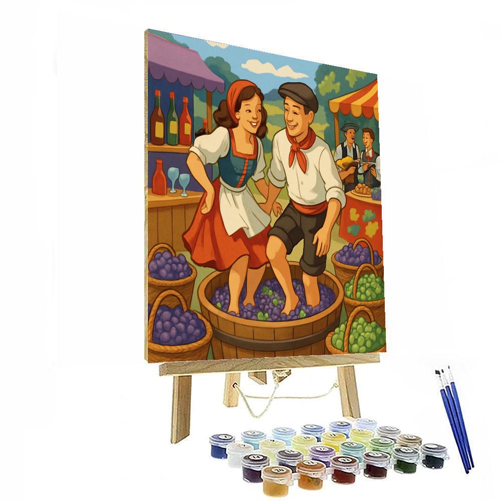 The Grape Festival Paint By Numbers Art
