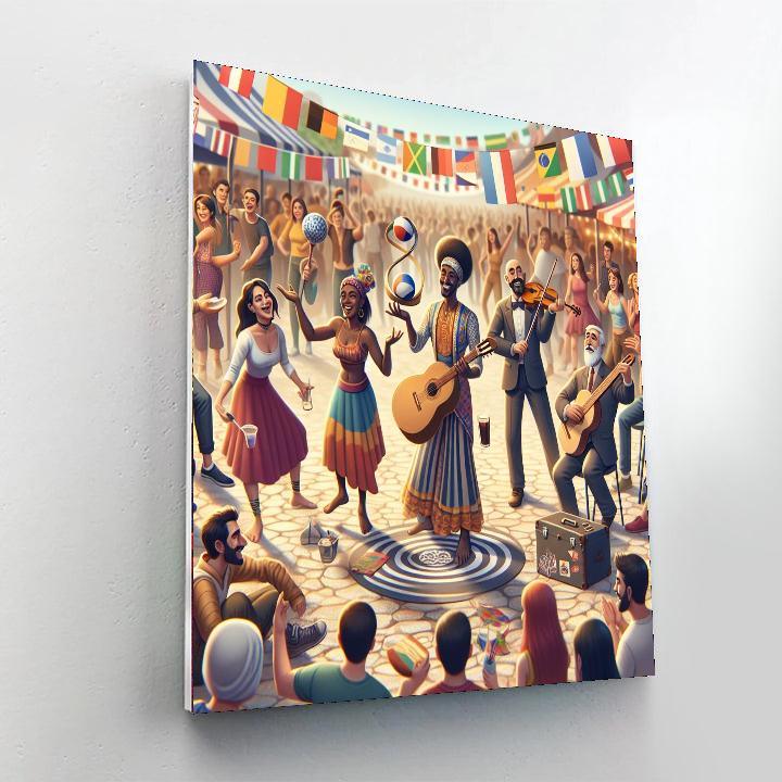 International Buskers Festival - New Zealand Numbered Painting Kits