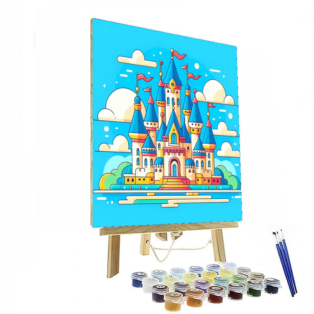 Dream Castle Adventure Paint By Numbers Art