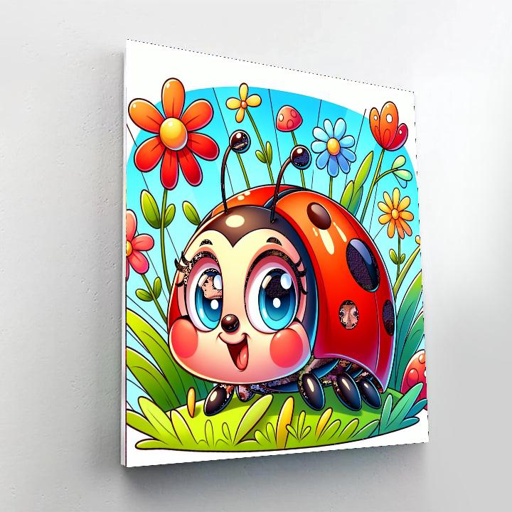 Curious Ladybug Numbered Painting Kits