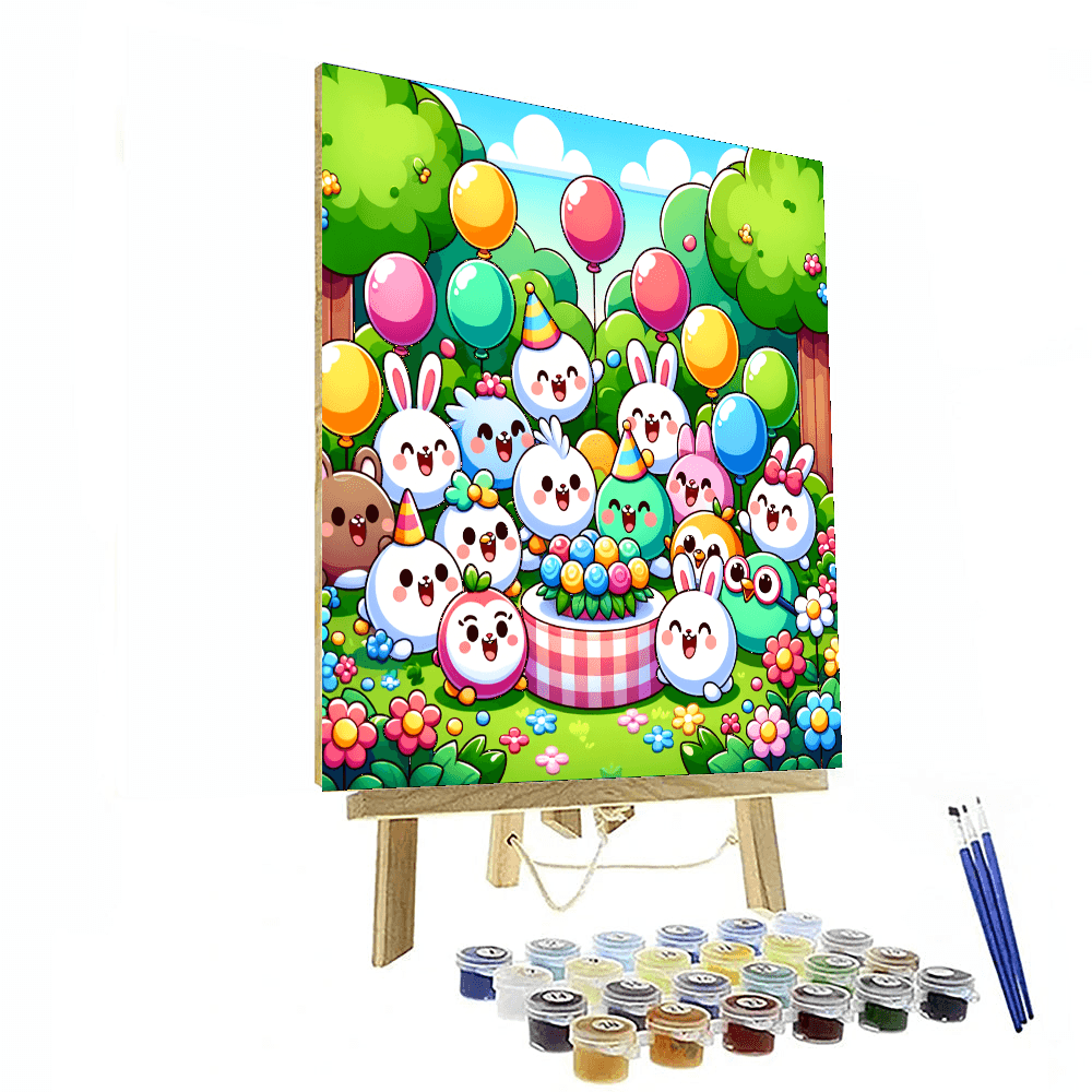 Gigglefest In The Garden Paint By Numbers