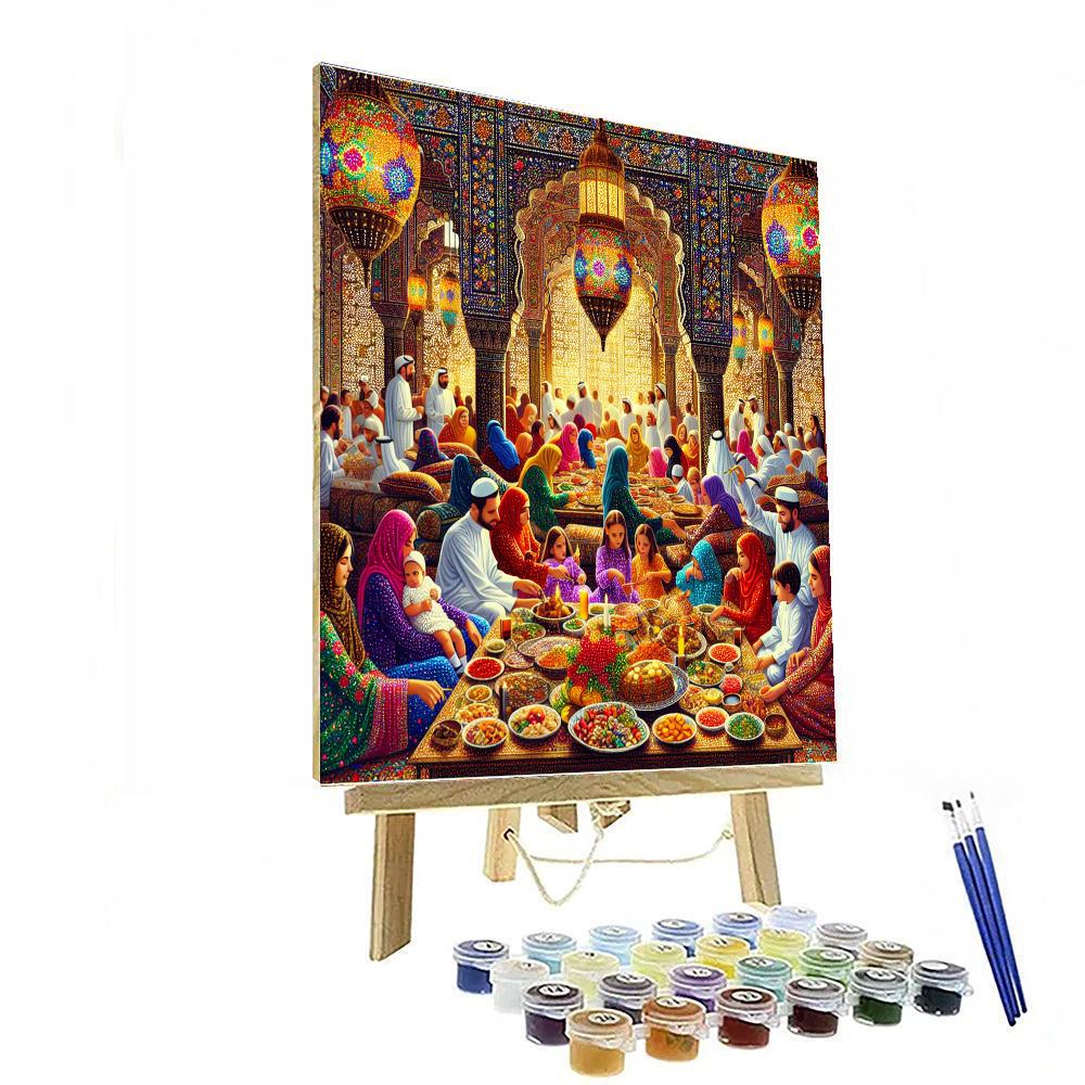 Eid Al Fitr Festival - United Arab Emirates Paint By Numbers Kits