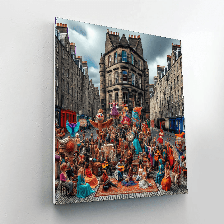 Edinburgh Festival Fringe - Edinburgh, Scotland Painting Number Kit
